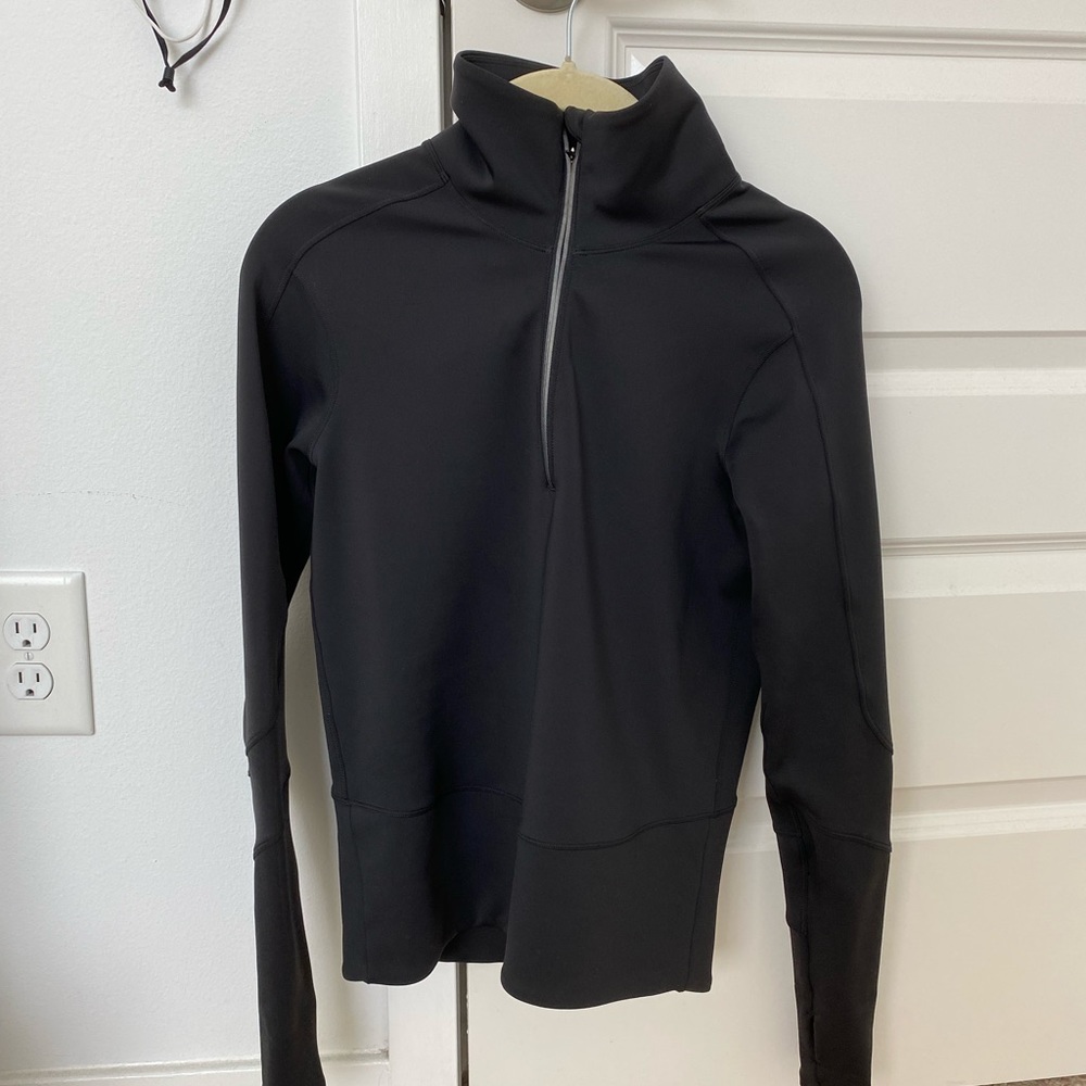 Lululemon black workout jacket - zip jacket